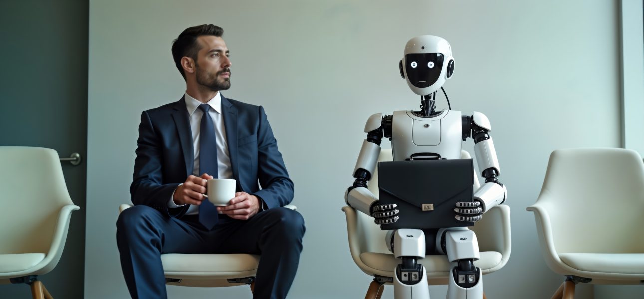 AI recruitment technology reviewing CVs