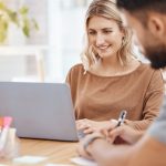 Employer training an adult apprentice in a North East workplace